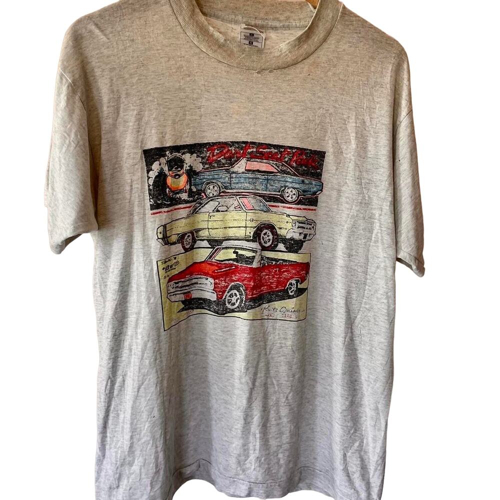 Vintage 90s Classic Cars Single Stitch Shirt Adult Large